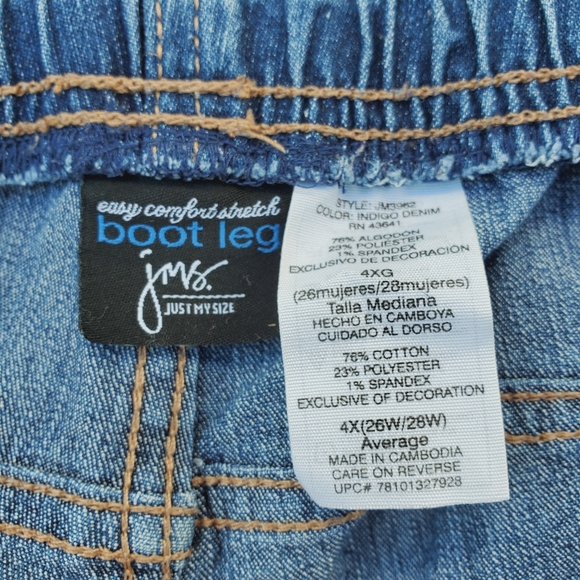 just my size jeans elastic waist
